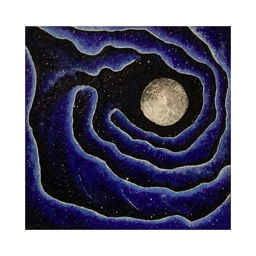 Based on the clouds painted by Hokusai on the roof of a cabin